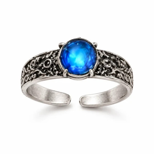 Evil eye adjustable ring - evil,