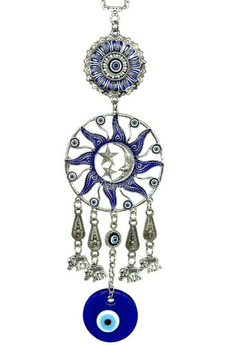 Turkish blue evil eye - blue,